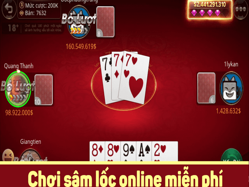 Lưu ý khi chơi game sâm lốc online