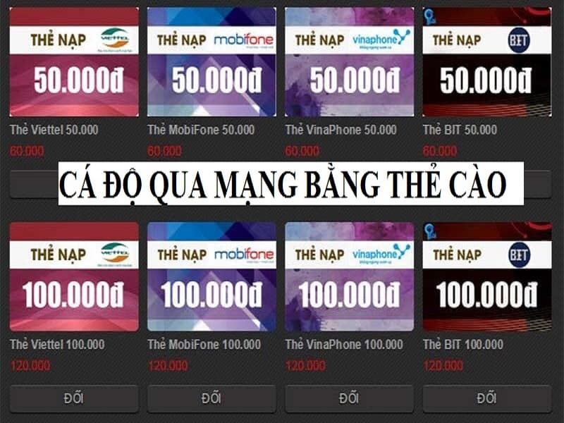 Thẻ cào điện thoại fun88