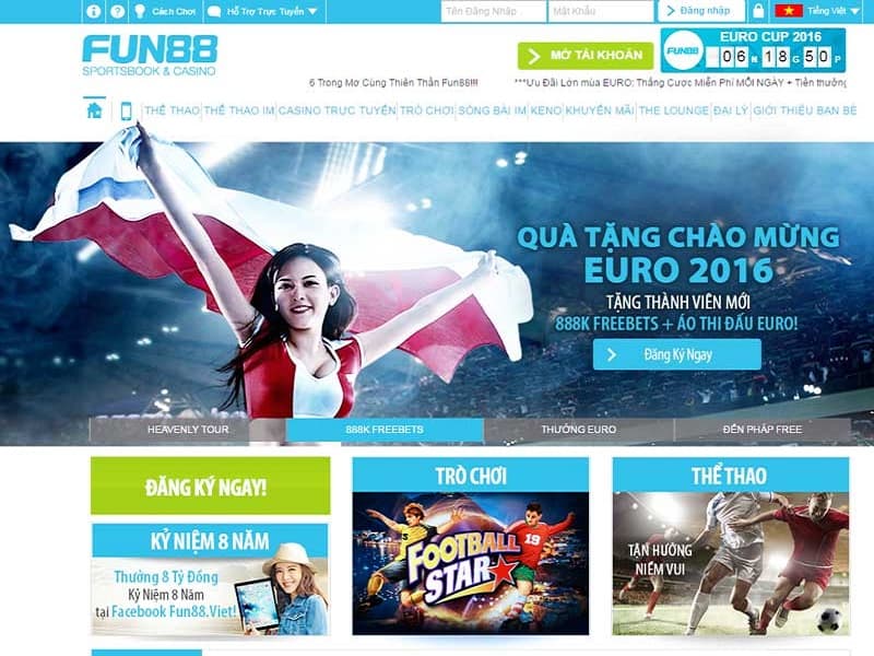 đăng nhập fun88 pc