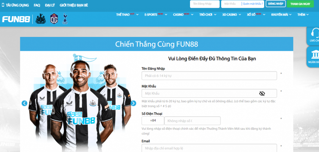 Tổng quan về nhà cái fun88vnd