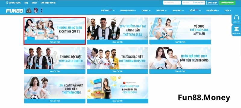 Fun88 Club Đặt giới hạn khi tiến hành cá cược