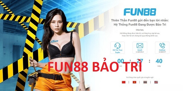 Fun88 bảo trì