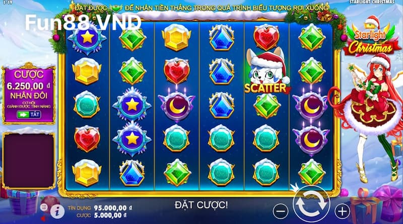 Ánh sao giáng sinh Fun88